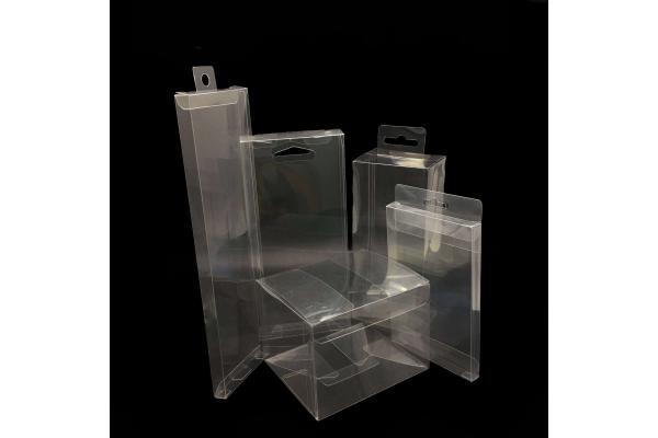 Plastic UV Coating Rectangular Clear Pvc Packaging Boxes