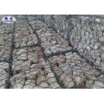 8X10 Galvanized Rock Cage Wall Hexagonal Shape For Embankment Prevention for sale