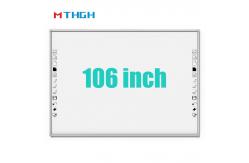 China 106 Inch Electromagnetic Touch Smart Whiteboard 3840X2160 Screen Resolution For School Interaction supplier