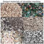 PVC PET ABS Car Shell Shredder 17000kg/H Scrap Metal Shredder Machine
