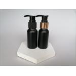30ml Matte Black Aluminum Pump Dropper Essential Bottle Aluminum Cosmetic Bottles for sale