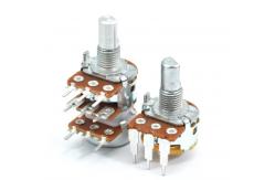 China Carbon Film ROHS Rotary Potentiometer 200k Ohm 200k Potentiometer supplier
