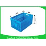 Food Grade Folding Plastic Crates Environmental Protection  600*400*320mm for sale
