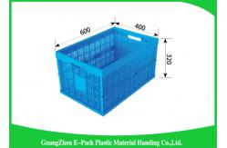 China Food Grade Folding Plastic Crates Environmental Protection  600*400*320mm supplier