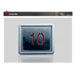 Elevator Rectangle Push Button with 45% ~ 90% Humidity / Elevator Spare Parts
