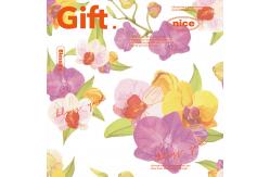China Customized Printed Floral Wrapping Paper And Plastic For Gift Package supplier