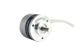 China Large Aperture Hole 30mm Thick 28mm Incremental Rotary Encoder supplier