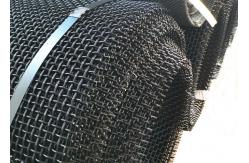 China Black Wire Steel Self Cleaning Screen Mesh For Quarry Industry Screen Seperating supplier