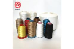 China High Flame Retardant Shoes Polyester Sewing Thread 250g / Spool supplier