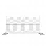 China America Chain Link Temporary Security Fence Site Security Fencing Panels for sale