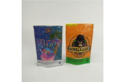 China 3.5g 7g CBD Herbal Incense Packaging Pouch With Clear Window supplier