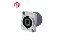 China Dust Proof 3P3C IP68 Waterproof Rj45 Panel Mount Jack supplier