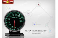 China DC 5v 60mm Autometer Oil Temp Gauge, DO6355 LCD Competition Dash With Warning supplier