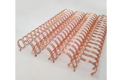 China 11.1mm Metal Spiral Double Loop Binding Wire O For A4 Notebooks supplier