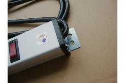 China Metal 6 Outlet Surge Protector Power Strip , Mountable Multiple Plug Socket supplier