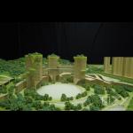 EMBT-1/1000 BIT-Shenzhen Branch Architectural Model Modern Architectural Modeling for sale