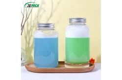 China Taiwan Takeaway 500ML Milk Tea PET Bottle With Screw Cap And Screen Printing supplier