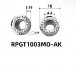 Round Carbide CNC Milling Insert Km-Rpmt1003mo-Ak Fixed Point Drill CNC Insert for sale