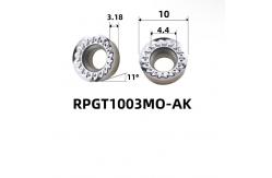 China Round Carbide CNC Milling Insert Km-Rpmt1003mo-Ak Fixed Point Drill CNC Insert supplier