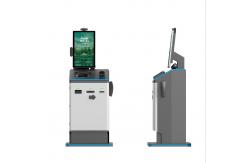 China Hotel Self Check In Kiosk With Passport Scanner / Card Encoder Cash Payment supplier