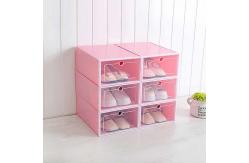 China Odorless Detachable Household Shoe Box Square PP Plastic Multiscene Use Practical supplier