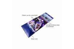 China Musical Printed  Recordable Greeting Cards For Holiday Bless OEM 5inch×7inch Size supplier