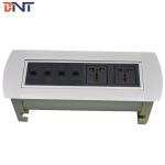 UK Standard Conference Table Outlet , Rotatable Tabletop Interconnect Box for sale