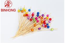 China Handmade Easily Cleaned 9cm Beaded Toothpicks supplier