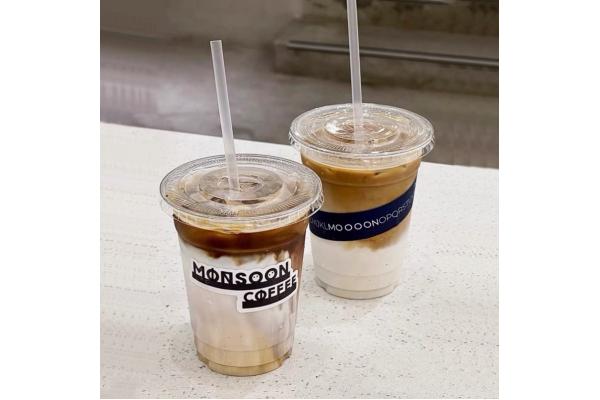 Disposable Transparent Plastic Flat Lid With Cross Holes Paper Cups With Lids