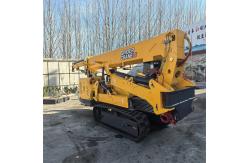 China Yellow Spider Crawler Crane 12 Ton Electric And Diesel Power Lifting Capacity supplier