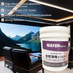 Semi Matte Homestay Soundproof Paint Fire Retardant Sound Absorbing Paint