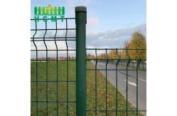 China Triangle Panel 3d Curved Wire Mesh Fence 1.53m For Garden Use supplier