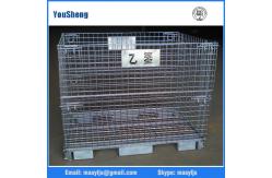 China Galvanized wire mesh container warehouse equipment cage metal storage supplier