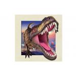 Dinosaur Image 0.6mm PET 3d Lenticular Pictures For Decoration 40x40cm for sale