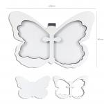 Creative Sublimation Blank Wooden Memorial Butterfly Car Visor Clip Sun Visor Clip Keepsake Gift for sale