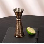Food Grade 18/8 Stainless Steel Japanese Jigger 2oz 1oz with Measurements Inside