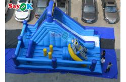 China Titanic Inflatable Slide PVC Inflatable Bouncer House Water Slide Combo Commercial Jumping Castle supplier