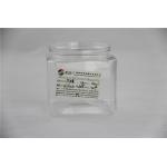 680ml Easy Open Square Clear PET Jars Food Grade Snacks / Cookie Packing
