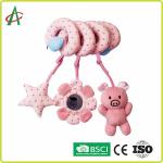 Newborn 20cm Spiral Pram Toy With Rattle And BB Squeaky for sale