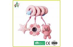 China Newborn 20cm Spiral Pram Toy With Rattle And BB Squeaky supplier