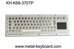China Water Proof Industrial Computer Keyboard / Metal SS Panel Mount Keyboard with Touchpad supplier