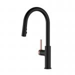 AE45107MB Kitchen Mixer Faucet Matte Black With Pull Down Sprayer for sale