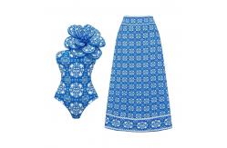 China Womens Padded Cup Bikini Set Moisture Permeable For Beach Pool supplier