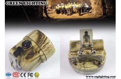 China 13000Lux High Brightness Rechargeable Led headlamp with 2.8Ah Li - ion Battery supplier