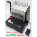 Plastic Comb Electric Punching Binding Machine Desktop Notebook 35 Sheets for sale