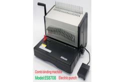 China Plastic Comb Electric Punching Binding Machine Desktop Notebook 35 Sheets supplier