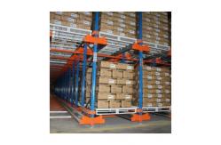 China Radio Shuttle Pallet Racking System Floor Mounted Flame Retardant supplier
