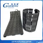 Multipurpose 32x16 Flexible LED Screen , Windproof Bendable LED Display