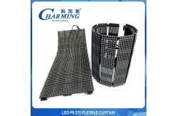 China Multipurpose 32x16 Flexible LED Screen , Windproof Bendable LED Display supplier
