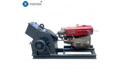 China Diesel Hammer Crusher Mobile Small Hammer Crusher With Conveyor Belt supplier